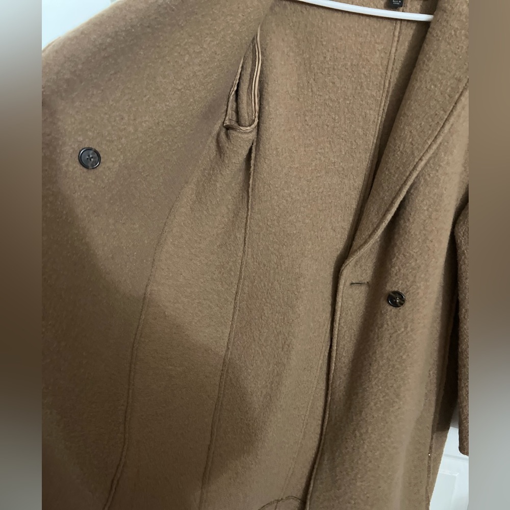 J. Crew Women's Tan Pea Coat - Picture 4 of 4